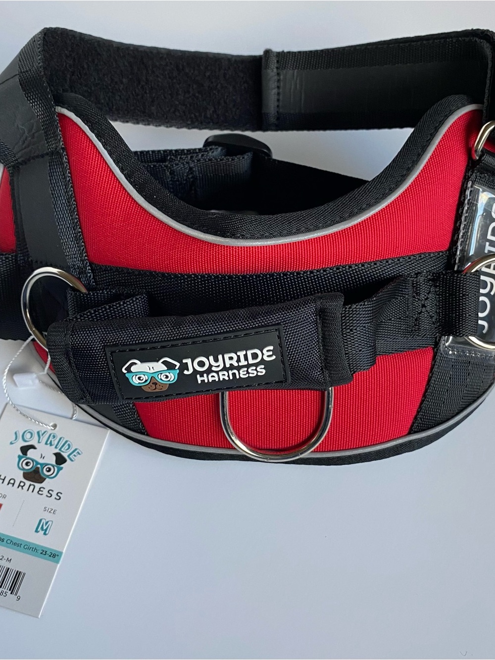 Joyride Harness Soft Vest Dog Harness NWT Adjustable Padded Red M 20-40lb RED